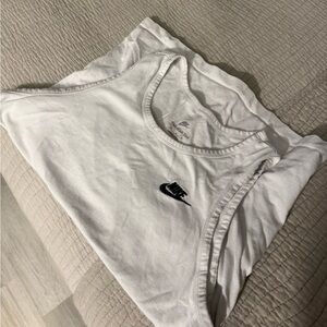 Nike white tank top